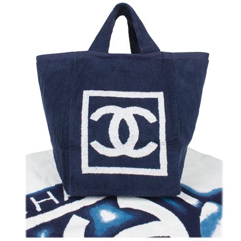 buy chanel beach towel|chanel terry cloth beach bag.